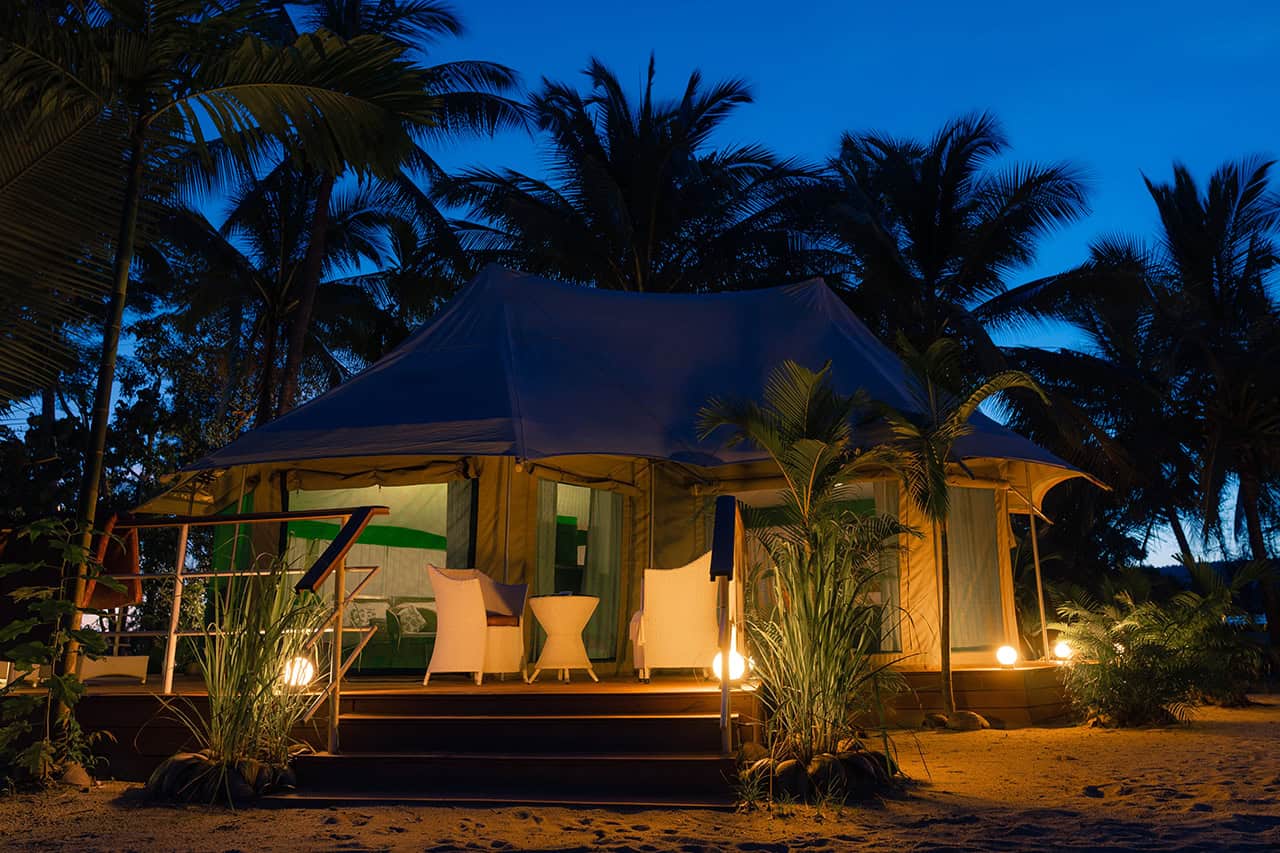 New Tents Canvas Orchids Retreat