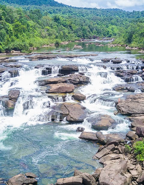 Tatai Waterfall in Koh Kong Province, Cambodia