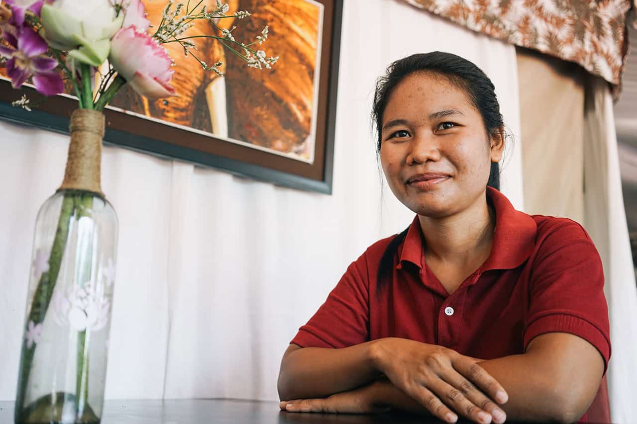 Local community members working at Canvas & Orchids Retreat in Koh Kong, Cambodia
